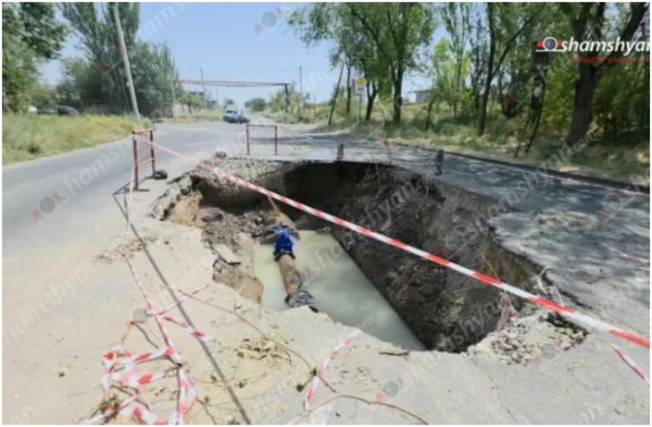 «Վեոլիա ջրի» գործելաոճի պատճառով Արցախի պողոտայում խմելու ջուրն անխնա հոսում է. ահազանգում են բնակիչները